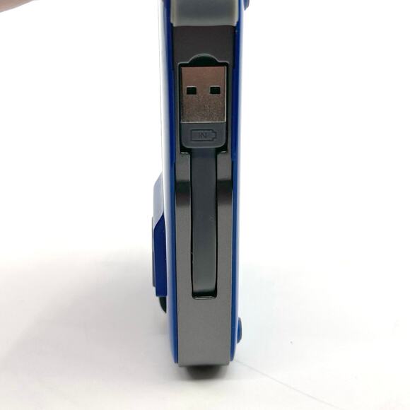 MyCharge RFAM-0216 Handheld USB 3000 mAh Capacity Portable Power Bank Royal Blue - Picture 4 of 4